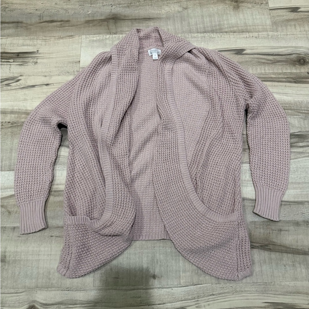 Market & Spruce Pink Cardigan Size Medium